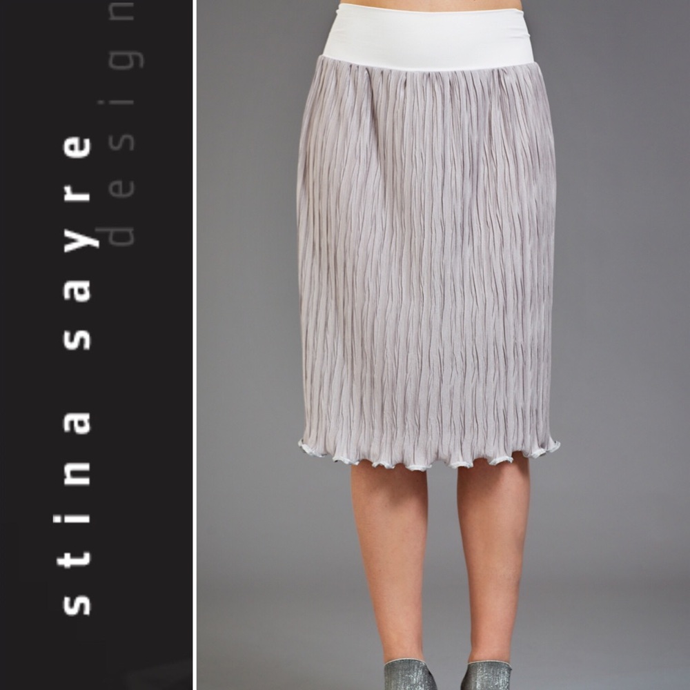 $235 Stina Sayre Lilac Aphrodite Skirt